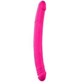Double Gode Real Double Do Magenta 42 x 4 cm