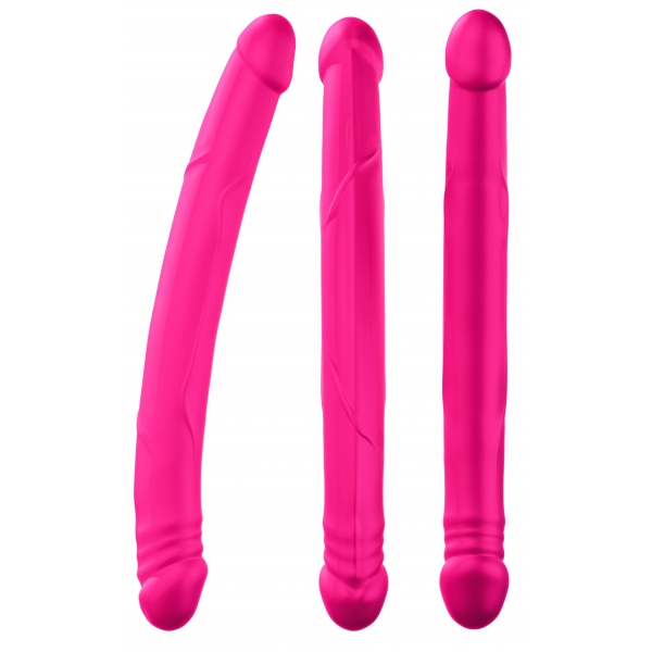 Dildo doppio Real Double Do Magenta 42 x 4 cm