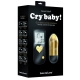 Huevo vibrador inalámbrico Cry Baby 7,5 x 3 cm Oro