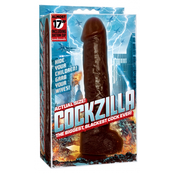 Consolador Cockzilla 31 x 7 cm Marrón