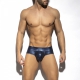 Shiny Trendy navy briefs