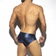 Shiny Trendy navy briefs