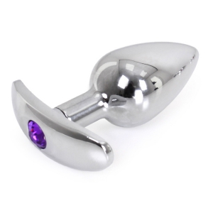 Kiotos Plug anal Bijou con base curvada 6 x 2,8 cm - Bijou Violeta