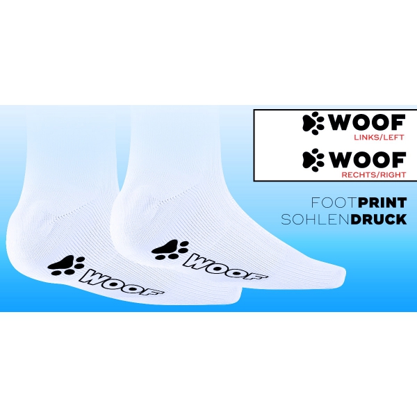 Sneak Woof Puppy Socks Blue