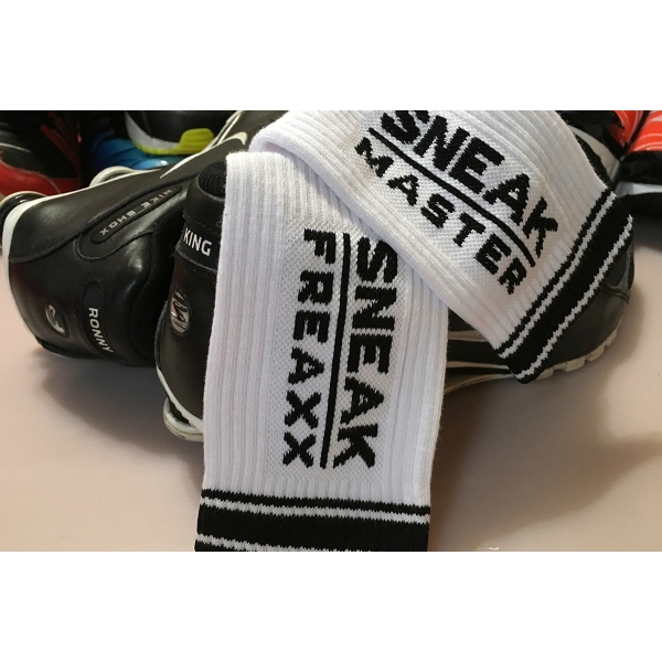 SNEAK MASTER Socks White-Black