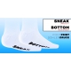 Socken Sneak Bottom White-Black