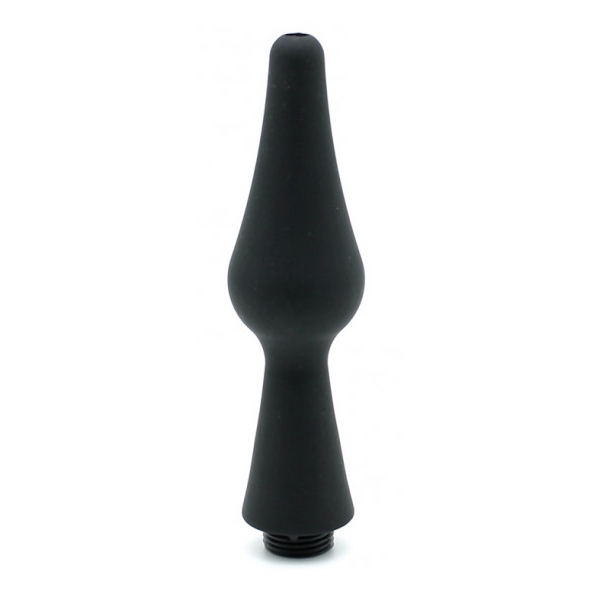 Pear Silicone enema tip 12 x 3.5 cm