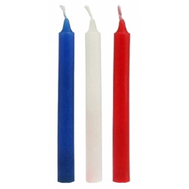 Set of 3 SM Hot Wax candles 17.5 cm