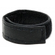 Leather Cockring with Scratch 22mm Black