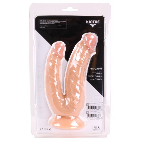 Doppel-Dildo Cox 15 x 4,2 cm