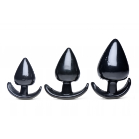 Master Series Set of 3 Spades plugs Black