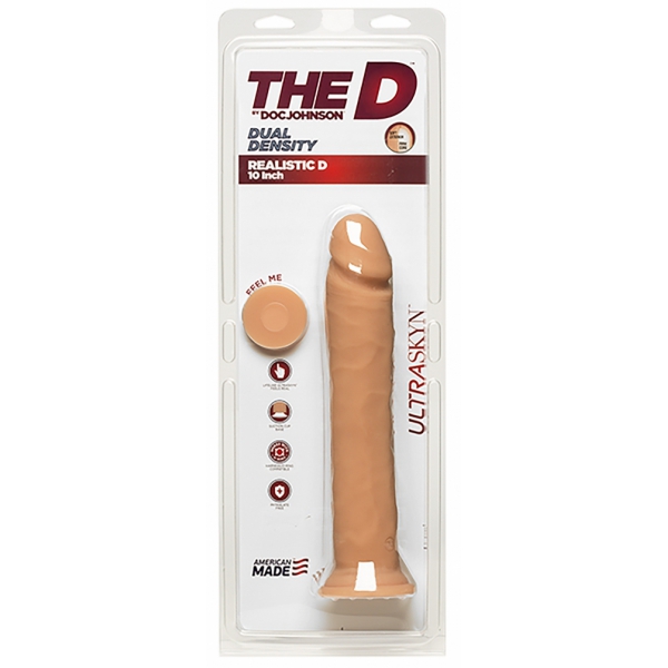 Dildo Realistic D UltraSkyn 26 x 5 cm Baunilha