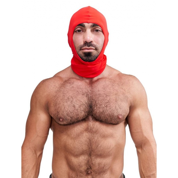 Mister B Balaclava de lycra vermelha