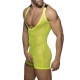 Mesh Wrestling Suit Fluo