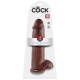 Grande Dildo King Cock 26 x 7,8 cm Castanho