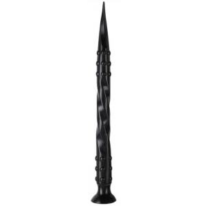 FUKR Dildo Pointed Twist L 65 x 5 cm Preto