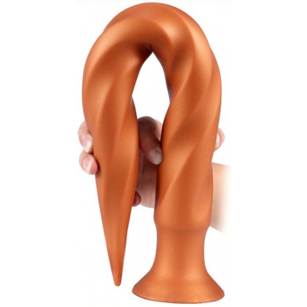 Dildo a coda lunga S 34 x 3,5 cm