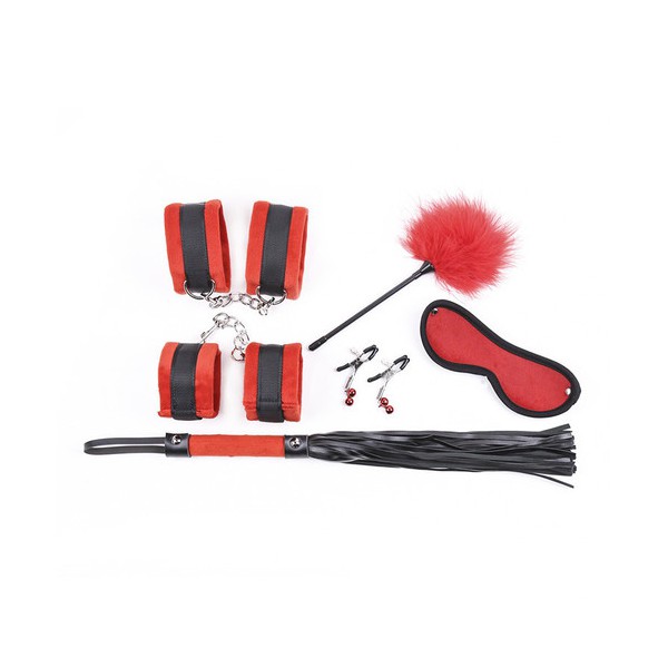 Bondage Kit 5 Pieces Red