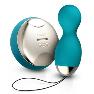 LELO Hula Beads Vibrating Vaginal Ball Blue Ocean