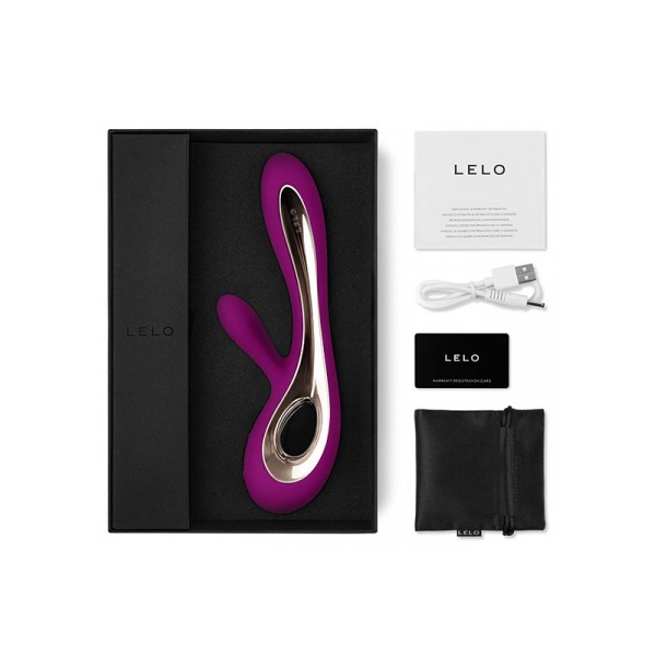 Vibrador Soraya 2 22 x 3,5 cm Morado