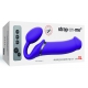 Vibrating dildo STRAP-ON 3 Motors XL 16 x 4.5 cm Purple