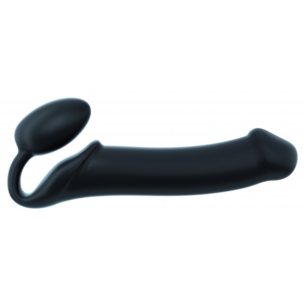 Dildo + Plug STRAP-ON-ME Bendable XL 16 x 4,5 cm Nero