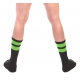 Calcetines de gimnasia verde fluorescente