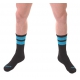 Gymnastiksocken Schwarz-Blau