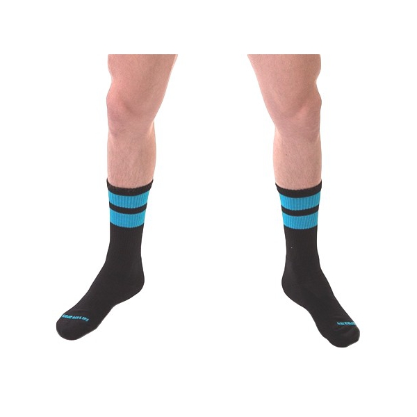 Gymnastiksocken Schwarz-Blau