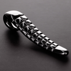 Triune Metal dildo Devil Tongue 14 x 3.5 cm