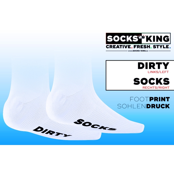 Dirty Socks White-Green