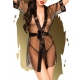 Midnight mirage negligee - Black