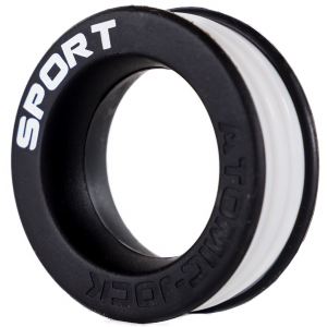 Sneaker in silicone Cockring Nero-Bianco