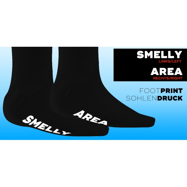 Socken SMELLY AREA Schwarz