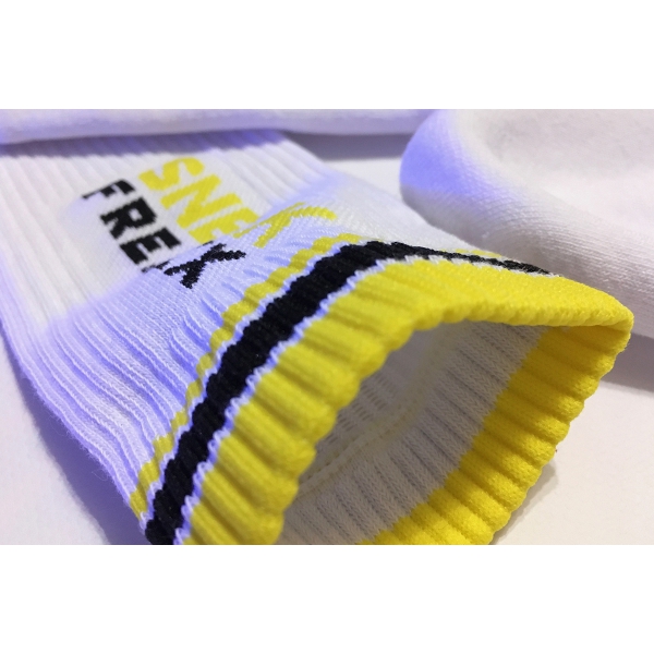 STINKY SOXX Socks White-Yellow