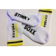 Calcetines STINKY SOXX Blanco-Amarillo