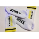 STINKY SOXX Socks White-Yellow