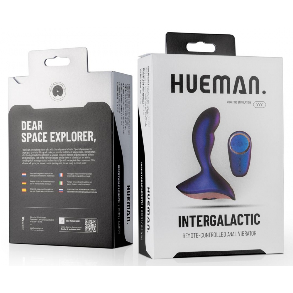 Stimolatore prostatico intergalattico Hueman 8,5 x 3,2 cm