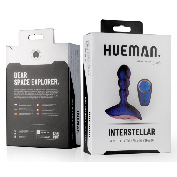 Hueman Interstellar Vibrierender Prostata-Stimulator 8,5 x 3cm