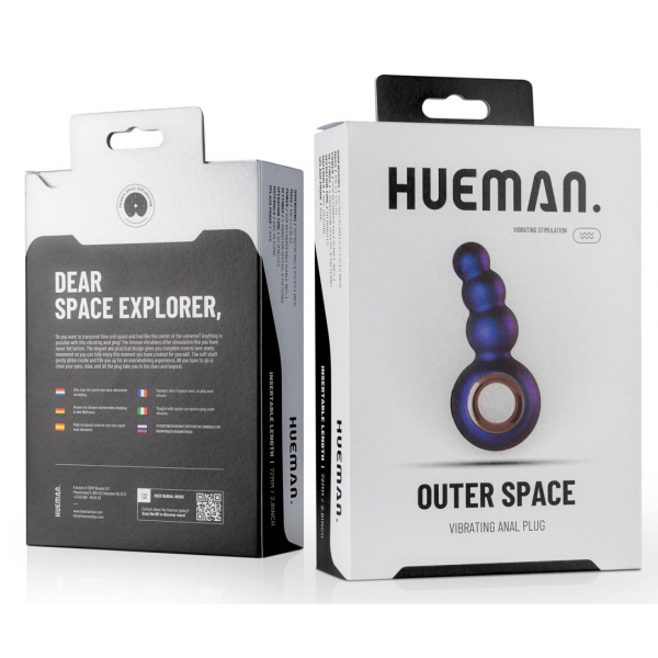 Stecker Vibrant Outer Space Hueman 7,2 x 3,5cm