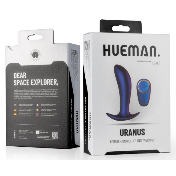 Vibrierender Prostata-Stimulator Uranus Hueman 10.5 x 3.2cm