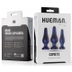 Cometas Hueman tampões de silicone 3-pack