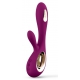 SORAYA WAVE 22 x 3.8 cm Vibrator Malvenfarbig