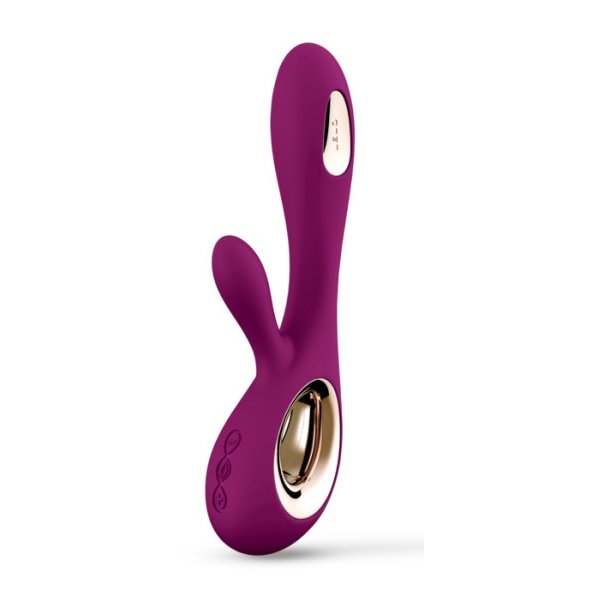 SORAYA WAVE 22 x 3.8 cm Vibrator Malvenfarbig