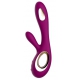 SORAYA WAVE 22 x 3.8 cm Vibrator Malvenfarbig