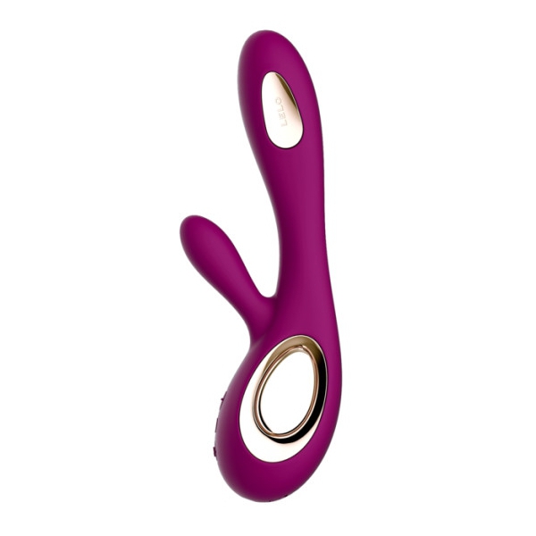 SORAYA WAVE 22 x 3.8 cm Vibrator Malvenfarbig