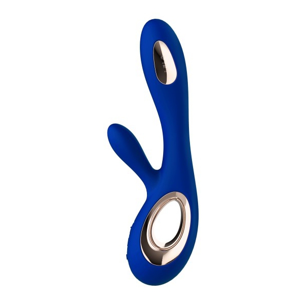 Vibrador de Onda Soraya 22 x 3,8 cm Azul Nocturno