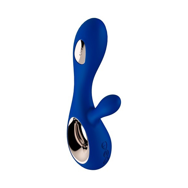 Vibrador de Onda Soraya 22 x 3,8 cm Azul Nocturno