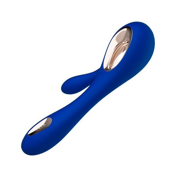 Soraya Wave 22 x 3.8 cm Vibrator Nachtblau