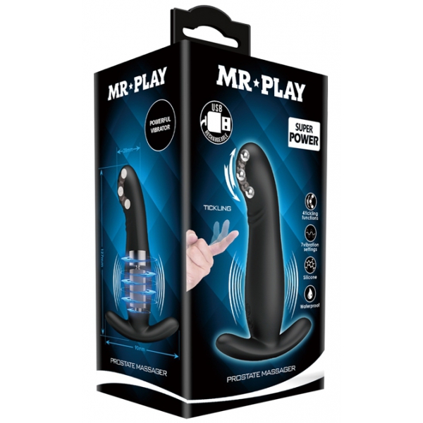 Mr Play Kietelende Vinger Prostaat Stimulator 11 x 3.5cm